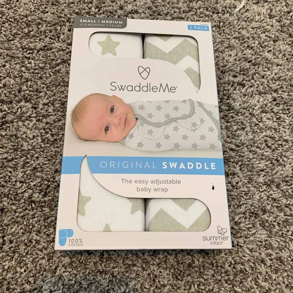 SwaddleMe stars and chevron 2-pack